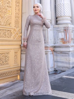 Vizon Sakura Abiye Elbise