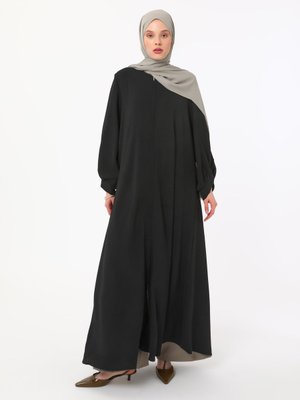 Fermuarlı Siyah Kap / Pardesü Fermuarlı Siyah Kap / Pardesü