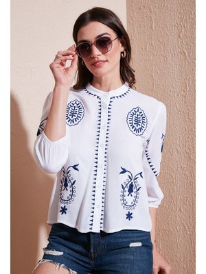 İndigo Lela Gömlek Beyaz