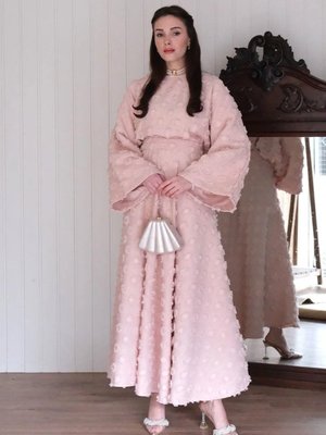 Pudra Püskül Detay Etek Takım