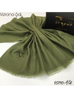 Düz Dokuma Verona Seri Şal Askısı İle Birlikte 80x190 Cm Haki Yeşil Düz Dokuma Verona Seri Şal Askısı İle Birlikte 80x190 Cm Haki Yeşil