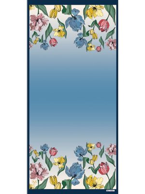 Çiçekli Desen Pavia Seri Şal Askısı İle Birlikte 90x200 Cm Lacivert Renkli Çiçekli Desen Pavia Seri Şal Askısı İle Birlikte 90x200 Cm Lacivert Renkli