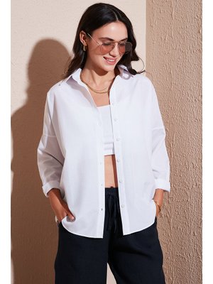 Beyaz Lela Gömlek