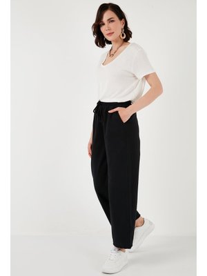 Siyah Lela Pantolon