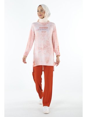 2186_batik Desen Görünümlü Baskılı Tunik 2186_batik Desen Görünümlü Baskılı Tunik