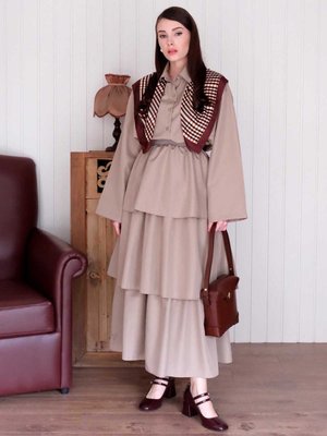 Vizon Paraşüt Kat Kat Etek Vizon Paraşüt Kat Kat Etek