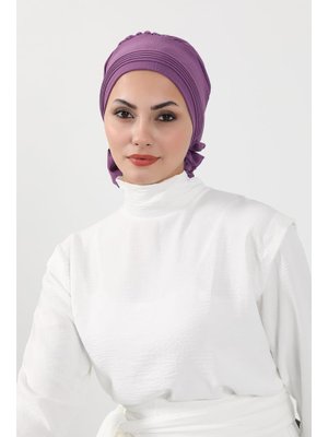 31a Mor Aerobin Kumaş Hazır Türban,ht 31a Mor Aerobin Kumaş Hazır Türban,ht