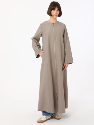 Fermuarlı Kap / Pardesü Vizon Kahve Fermuarlı Kap / Pardesü Vizon Kahve