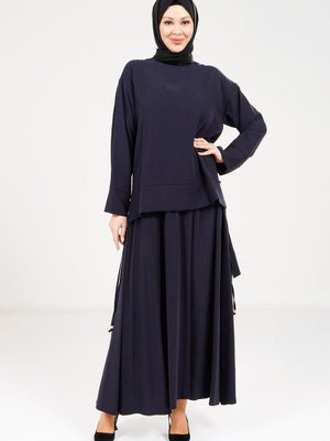 Lacivert Tunik Etek Lacivert Tunik Etek