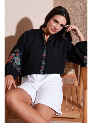 Siyah Lela Gömlek