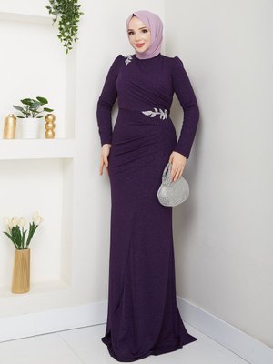 Mürdüm Masal Abiye Elbise