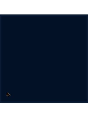 Lacivert Düz Renk Black Seri Twill Eşarp Askısı İle Birlikte 90x90 Cm