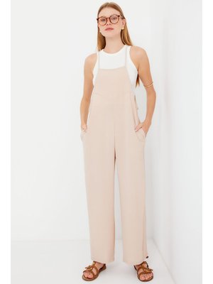 Krem Askılı Bahçivan Tulum