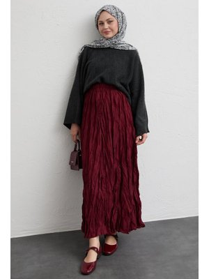 Bordo Kraş Etek Bordo Kraş Etek