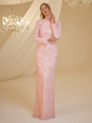 Pembe Rüya Abiye Elbise