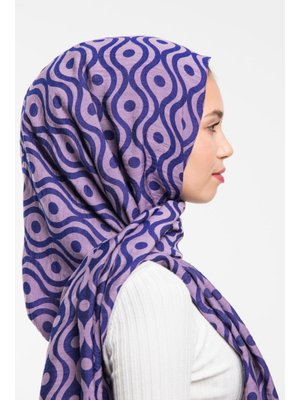 Lila Helezon Desen Jakarlı Modal Seri Şal Askısı İle Birlikte 75x200 Cm Mor Lila Helezon Desen Jakarlı Modal Seri Şal Askısı İle Birlikte 75x200 Cm Mor