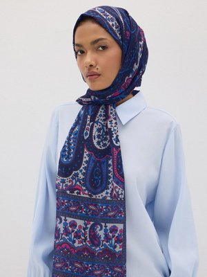 Saks Mavi Şal
