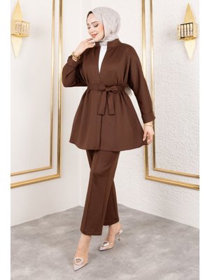 Kahverengi Lara Scuba Takım