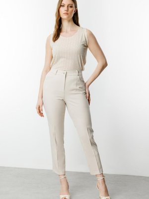 Kum Beli Lastikli Pantolon