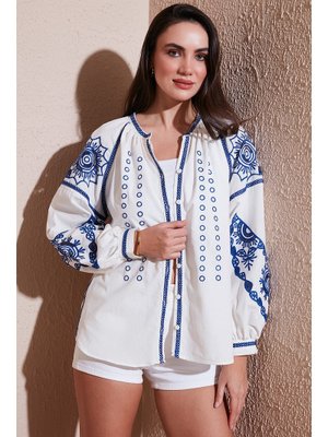 Ekru Lela Gömlek