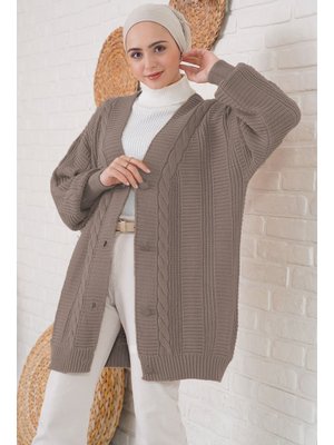 A.kahve Triko Hırka