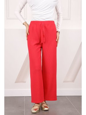 Pembe Bürümcük Bol Paça Pantolon Pembe Bürümcük Bol Paça Pantolon