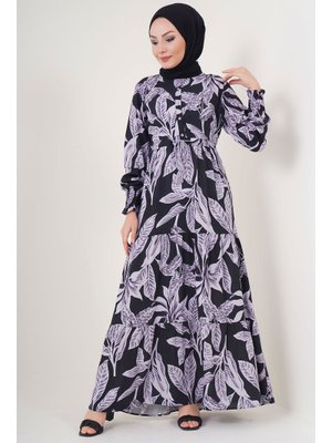 D. Siyah Desenli Elbise D. Siyah Desenli Elbise