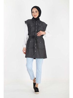 1961_cepli Denim Yelek 1961_cepli Denim Yelek