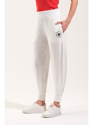 725911_beli Lastikli Hafif Modal Kumaş Şalvar Görünümlü Harem Pantolon Yoga Pantolonu