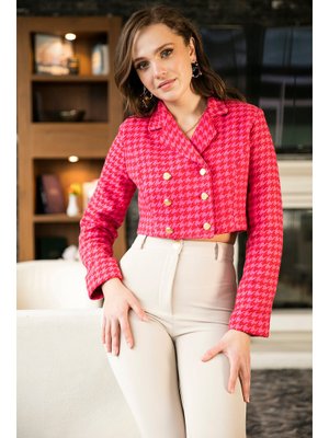 Fuşya Lela Ceket