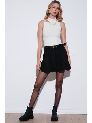 Siyah Lela Şort Etek
