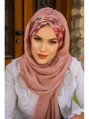 Şebboy Çiçek Desen Hazır Şal