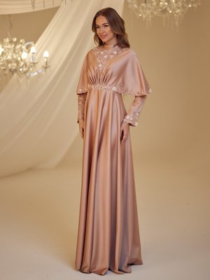 Gül Kurusu Gülşah Abiye Elbise