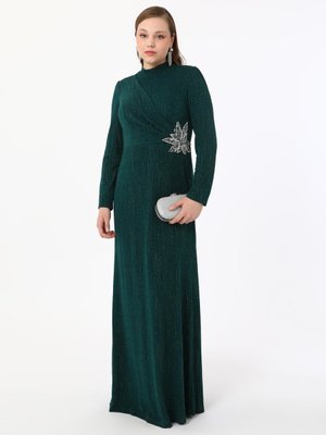 Büyük Beden Abiye Elbise Yesil Büyük Beden Abiye Elbise Yesil