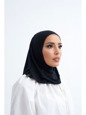 Siyah Solid Colors Lyocell Seri Geçme Bone