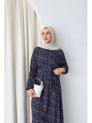 Papatya Desenli Elbise