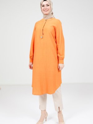 Turuncu Uzun Tunik Turuncu Uzun Tunik