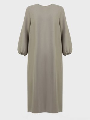 Vizon Büyük Beden Kolları Lastikli Basic Aerobin Elbise Vizon Büyük Beden Kolları Lastikli Basic Aerobin Elbise