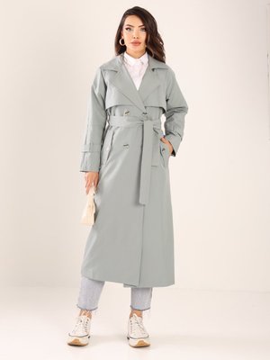 Bebe Mavisi Sprıng Kadın Oversize Trençkot