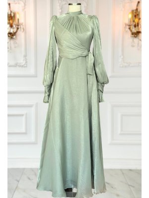 Efruz Abiye Elbise Mint