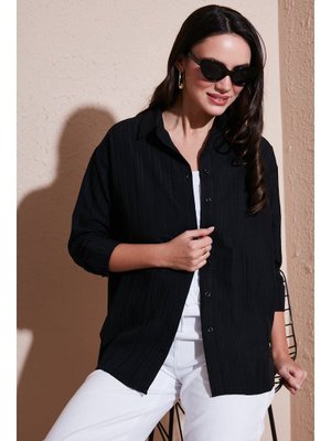 Siyah Lela Gömlek