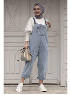 Cepli Askılı Tulum Cepli Askılı Tulum