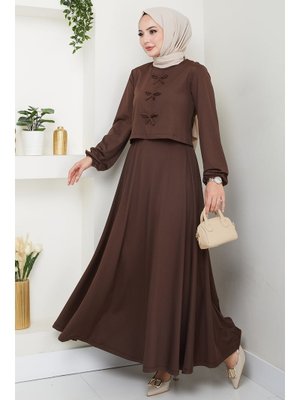 Etekli Fiyonk Detaylı Acı Kahve Takım