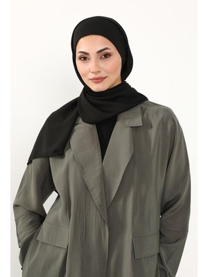 Siyah Pratik Krep Şal,ps