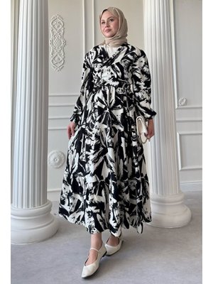 Siyah Bolerolu Viskon Takım