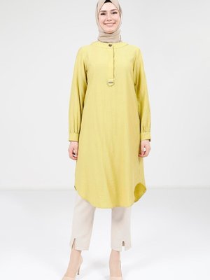 Sarı Uzun Tunik Sarı Uzun Tunik