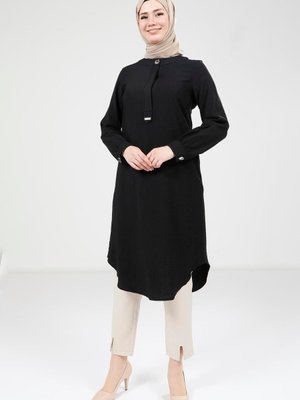 Siyah Uzun Tunik Siyah Uzun Tunik