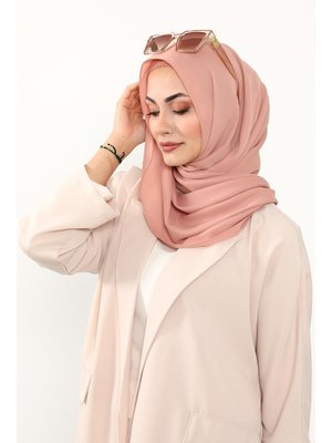 Kapiçino Krep Şal & Penye Bone İkili Takım,ps