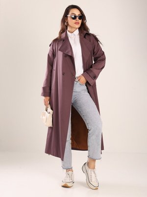 Mürdüm Creed Kadın Oversize Trençkot