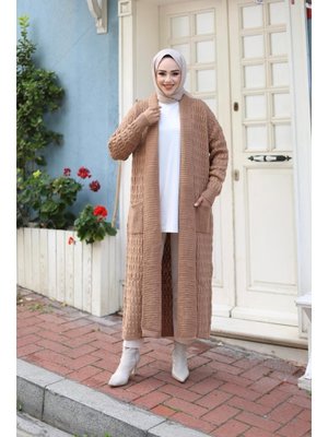 Örgülü Triko Hırka